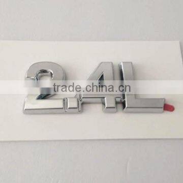 Custom 3D Outdoor ABS Plastic Car Chrome Badge Emblem Auto Chrome Letter Sticker photo-3