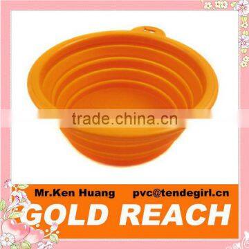 Environmental Protection Silicone Folding Pet Travel Bowl