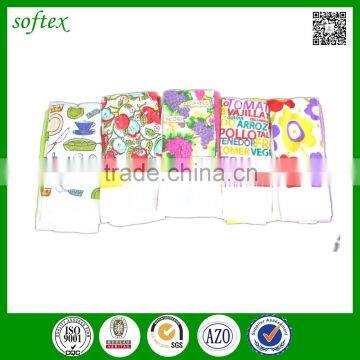 buy direct from china factory Various Print Pattern 100 cotton tea towels