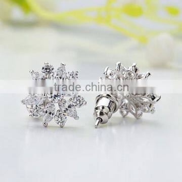 Elegant Luxurious Party Studs With AAA+ Cubic Zircon Stone Fashion Earrings for Women photo-4