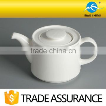 restaurant plain fine China ceramic teapot