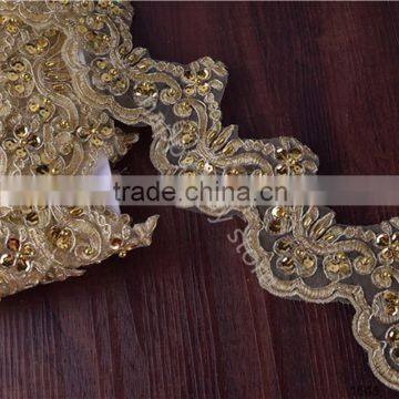 New design fancy fashion grace stitches lace trimming