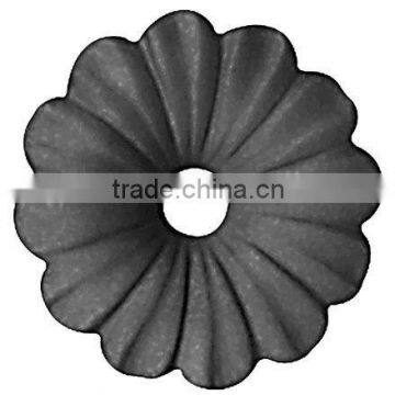 ourdoor wrought iron cast steel leaves