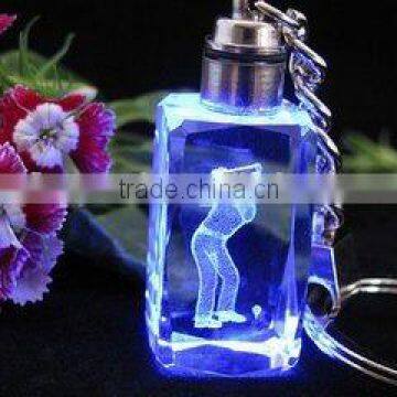 2015 hot sale crystal crafts crystal keychain