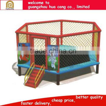 Safe leisure trampoline with high quality