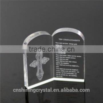 2015 clear cheap photo blank crystal cubes