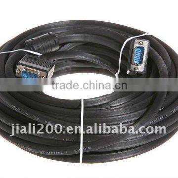 65ft/20m Super Scan HD15P SVGA/VGA Cable Male/Male With 2 Ferrites