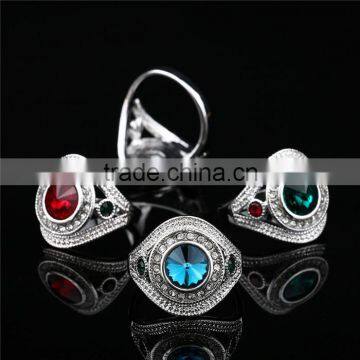One Dollar Shop Fashion Jewelry Crystal Rhinestone Zin Alloy Ring for Girls photo-6