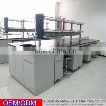 Solid Physichemical Board Material and Laboratory Furniture Type Electrical Work Bench