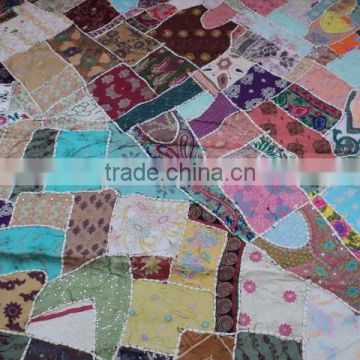 ethnic patchwork bedsheets heavy quality