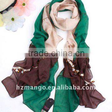 2016 latest fashion cotton/silk woman scarves