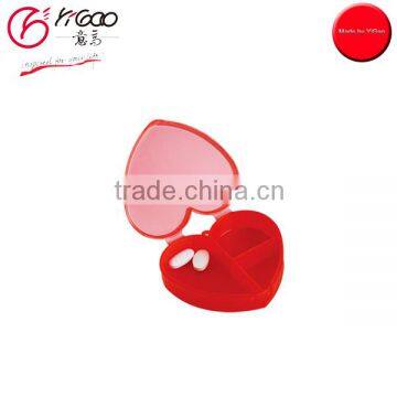 400015 Heartshape pill box