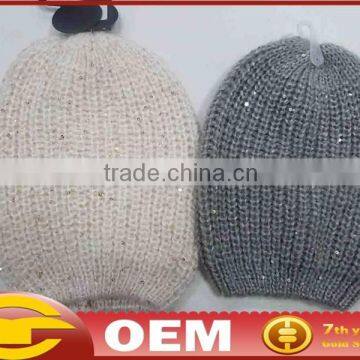 embroidery Knitting hat made in China OEM