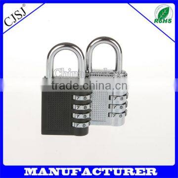 New design door locks zinc alloy material 4 dial combination lock