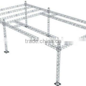 heavy steel structural truss buildings arch lighting truss shows connector for aluminum truss