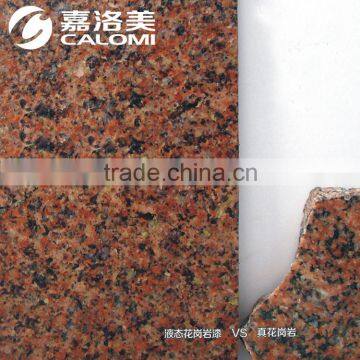 Colorful exterior granite paint