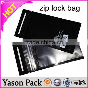 Yason high quality zip lock mylar bag zip lock plastic bag plastic zip lock pouch