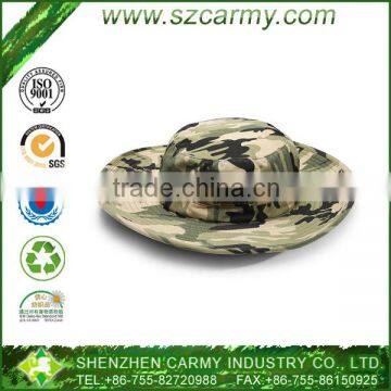 Wide brim Moisture wicking and breathable US / British army Sun protection camouflage bonnie military hat