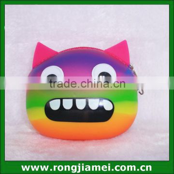 2015 China factory fashion promotional small Kids animal artwork coin purse