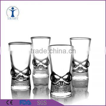 50ml factory of Good quality home drinkware unbreakable clear shot glass