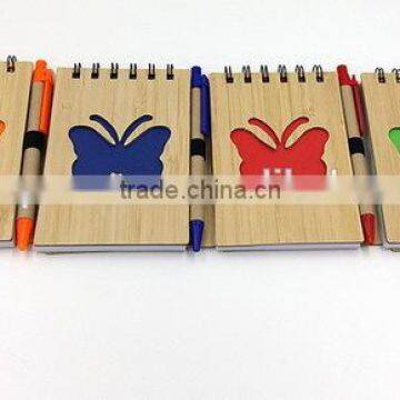 wooden notebook