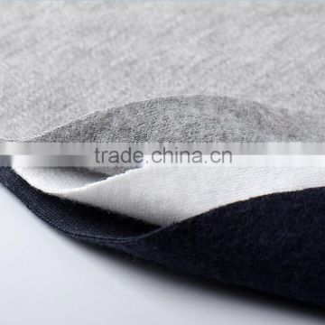 Weft knitting polyester/cotton double side knitted fabric