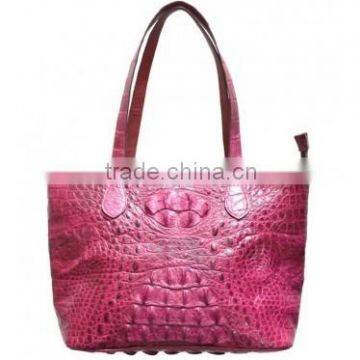 Crocodile leather handbag SCRH-009