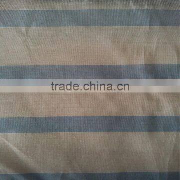 new arrival real silk cotton yard dyed woven fabric silk voile fabric big line very slight fabric