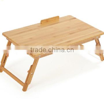 2015 new hot bamboo folding computer desk for bed use