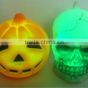 led small halloween pumpkin flashing lamp