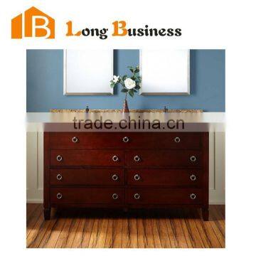 LB-LX2132 Durable Chinese double sink solid wood bathroom vanity