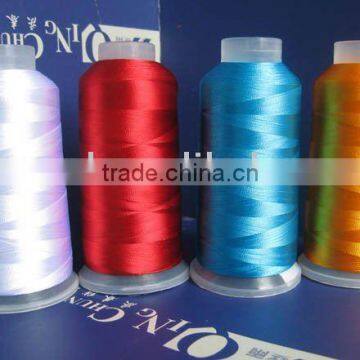 100% viscose rayon embroidery thread