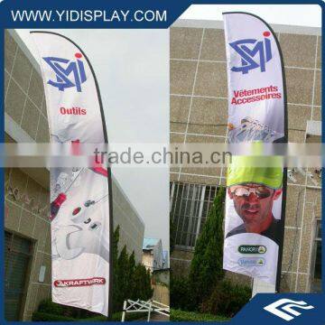 Out door Angled feather flag pole banner