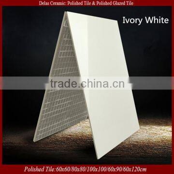 Anti Skid Ivory White Colored Vitrified Floor Tiles Rates