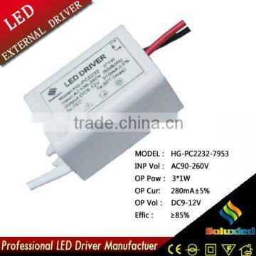 HG-PC2232-7953 LED driver lamps driver 3*1W