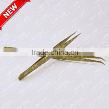 Gold Plated Eyelash Extension Tweezer