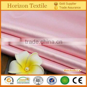 High Quality Polyester Pink Satin Fabric