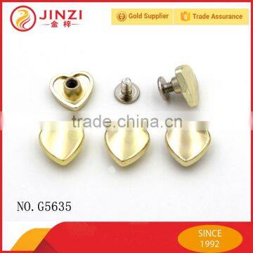 High grade types of metal rivet customized for leather or handbag