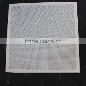 Customized Flat Perforated Panel Metal Ceiling Suspended Ceiling Board Aluminum Lay In Ceiling photo-2