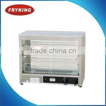 Cheap Electric Food Warming Cabinet With Stainless Steel And Glass Body