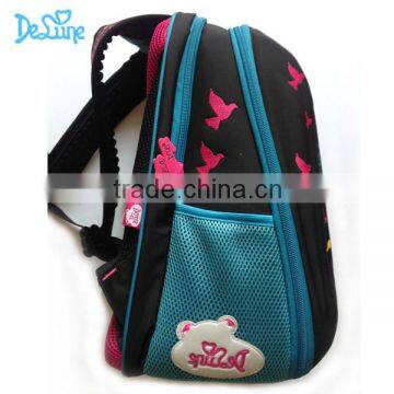 Top Quality Kids Beautiful Bird School Backpack Bags for Girls photo-5