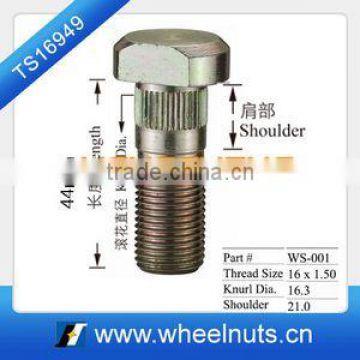 Best selling high tensile side cut wheel stud