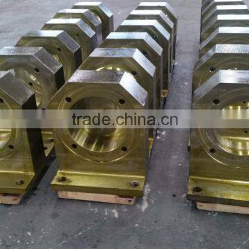AISI 4140 Large machining bearing bracket bearing support bearing frame made of stainless steel or customized material
