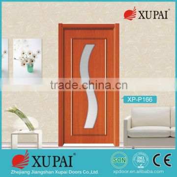 Hot sale good quality surface treatment coated with wooden or pvc door xupai doors