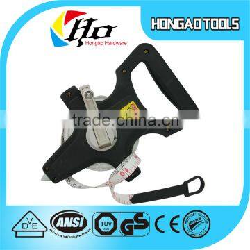 Wholesale white metric and inch plastic hook blade fiber glass plastic measuring tape