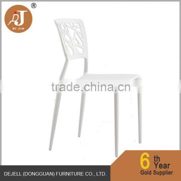 Wholesale Cheap Bistro White Plastic Chair in Dining Chairs