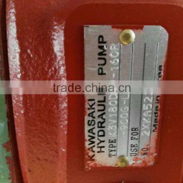 Kawasaki hydraulic pump ass'y for hyundai excavator R375 K3V180DTP