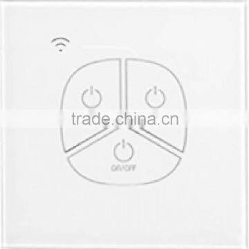 Touch Screen Zigbee Smart Wifi Wireless Wall Switch for Smart Home photo-4