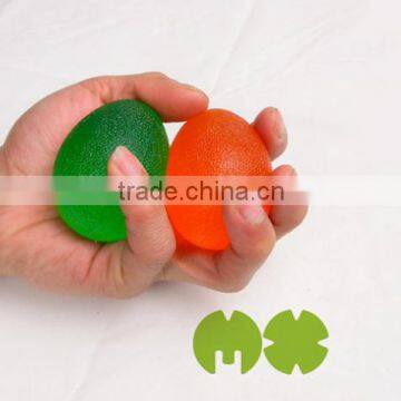 Popular High Quality Oval Shape Health Hand Silicone Gym Ball