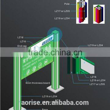 Outdoor Large Pylon Sign Direction Road Sign photo-6